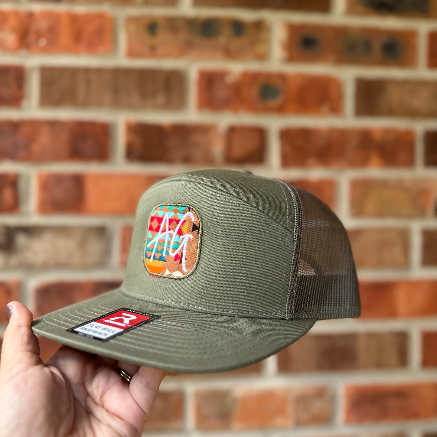 AG Southwest Patch Hat – Richardson Flat Bill Trucker Cap