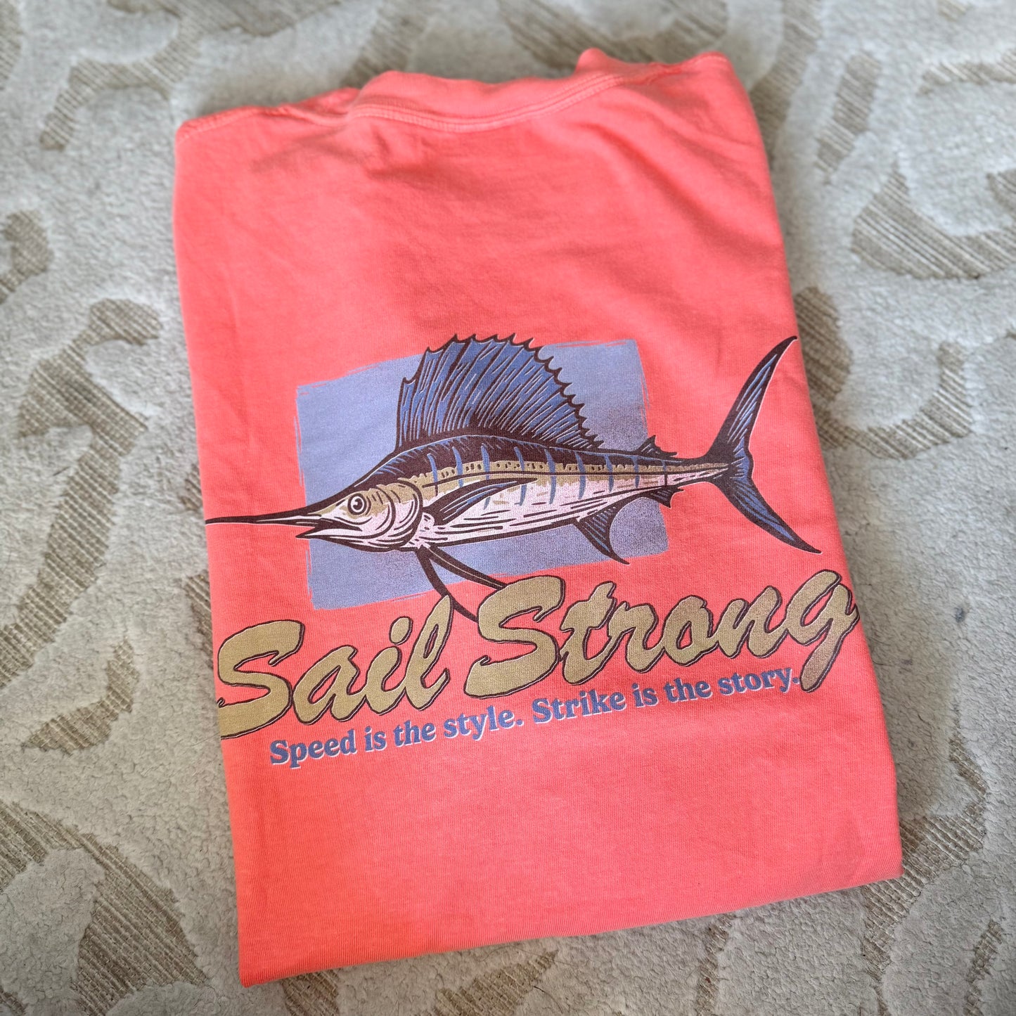 Sail Strong Tee – Sailfish Graphic Shirt