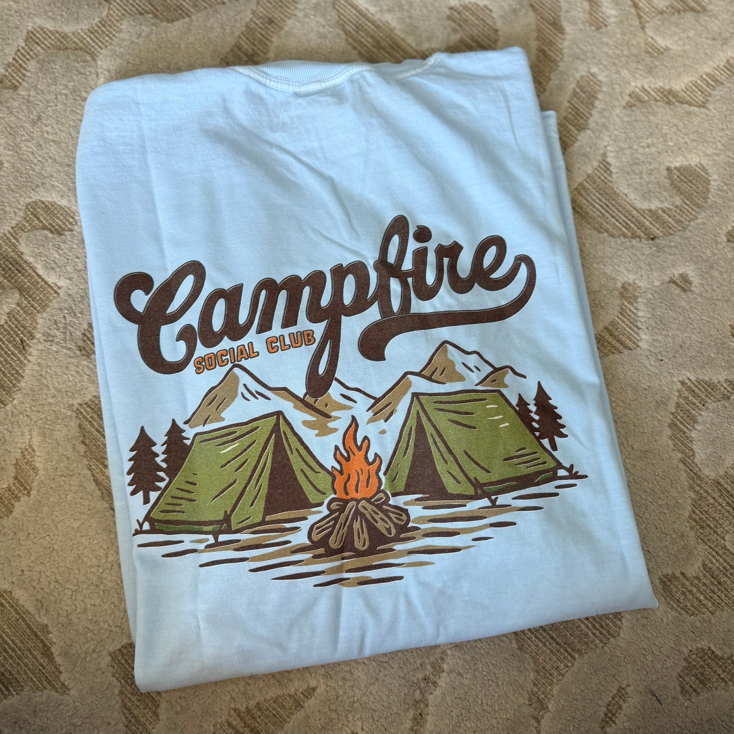 Campfire Social Club Tee – Outdoor Adventure Shirt