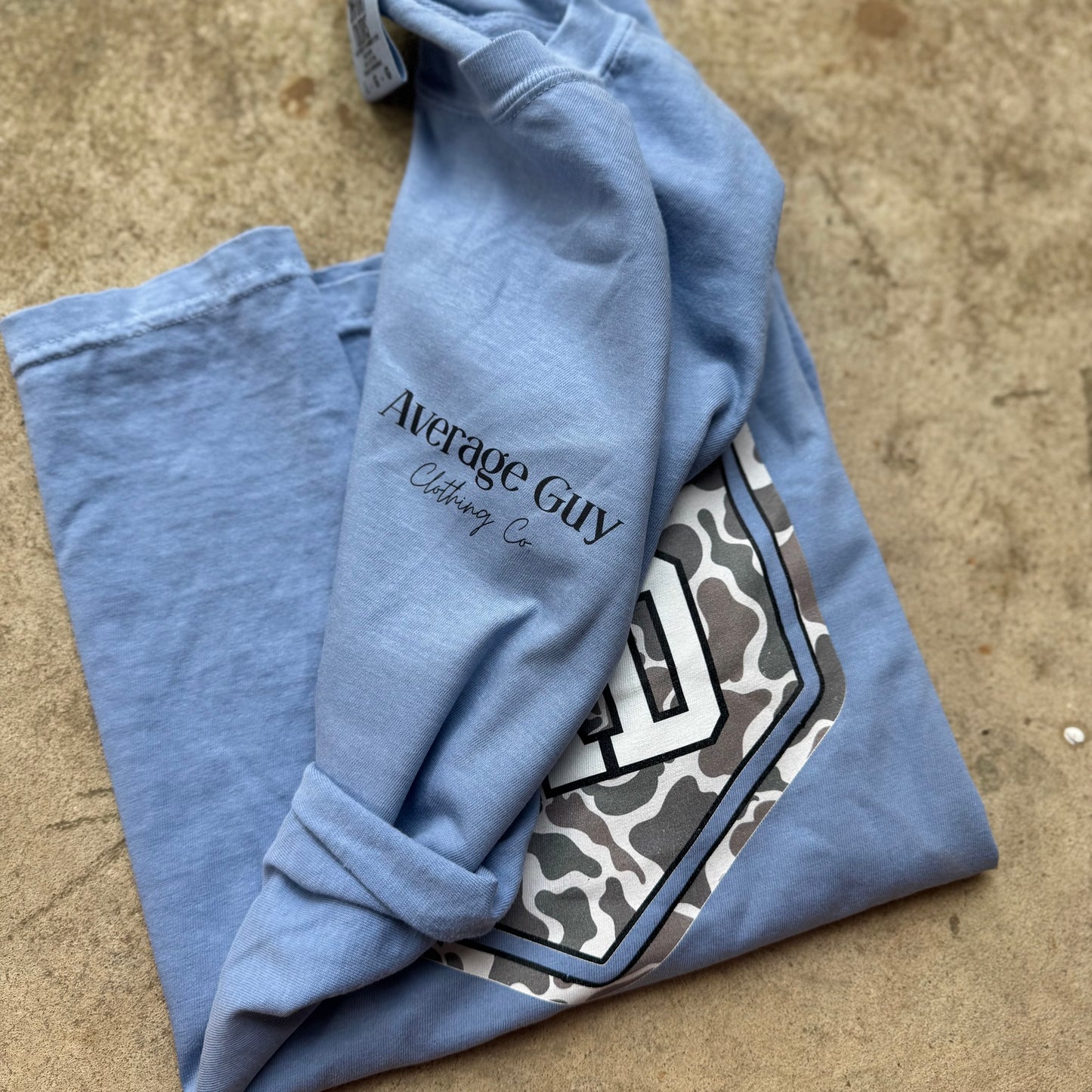 Blue Rad Dad Camo Graphic Tee