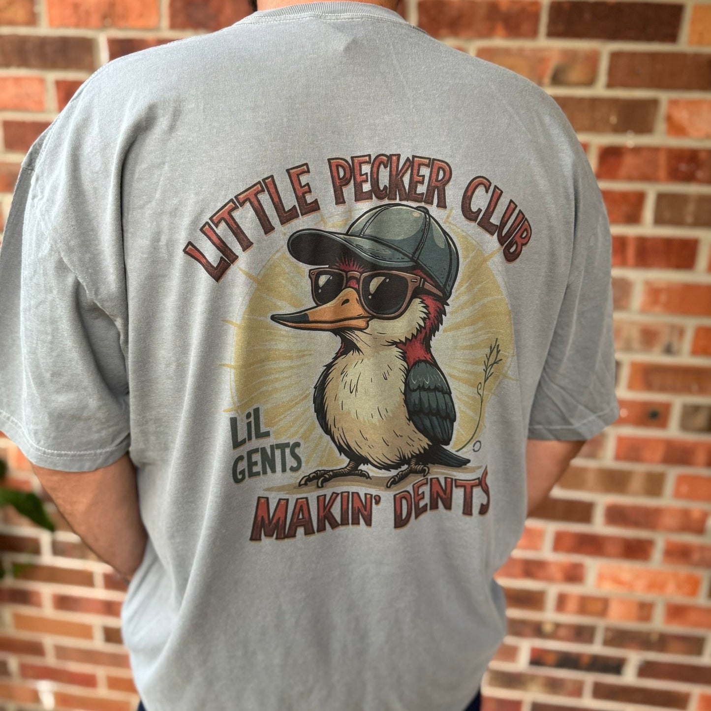 Little Pecker Club Men’s Tee – Funny Adult Humor Graphic Shirt