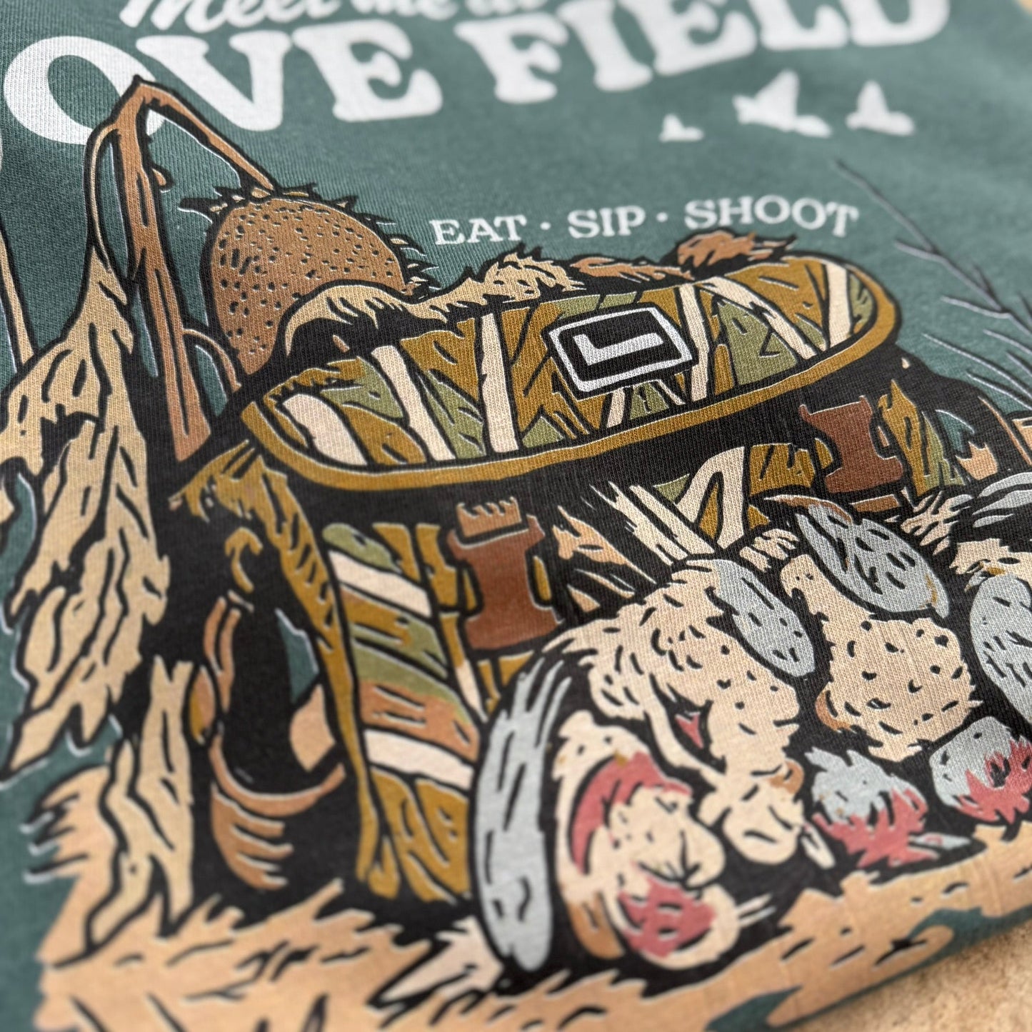 Meet Me at the Dove Field Tee – Eat. Sip. Shoot.