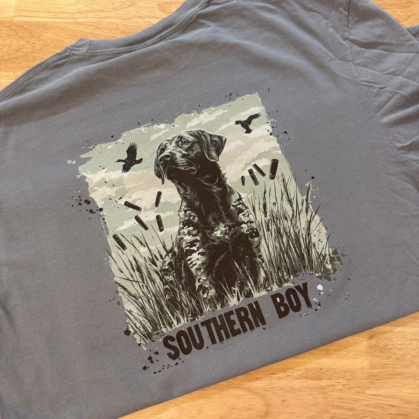 Southern Boy Hunting Dog Graphic Tee – Outdoor Country Shirt