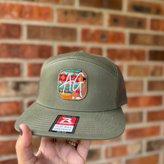AG Southwest Patch Hat – Richardson Flat Bill Trucker Cap
