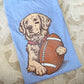Game Day Pup Tee – Football Dog Graphic Shirt
