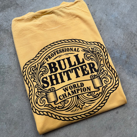 Professional Bullshitter World Champion Tee – Funny Graphic Shirt