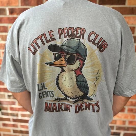 Little Pecker Club Men’s Tee – Funny Adult Humor Graphic Shirt