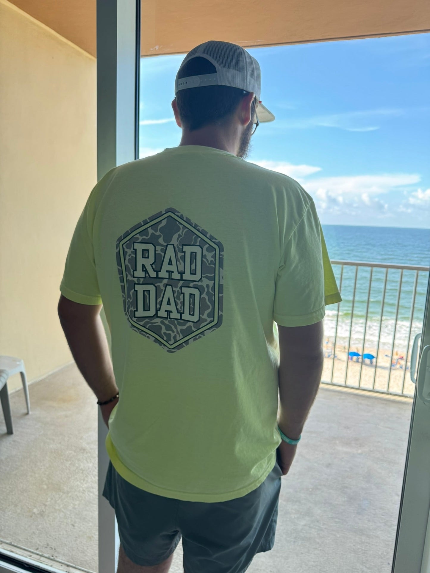 Rad Dad Camo Graphic Tee – Comfort Colors Father’s Day Shirt
